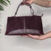 Borsa con patta borgogna