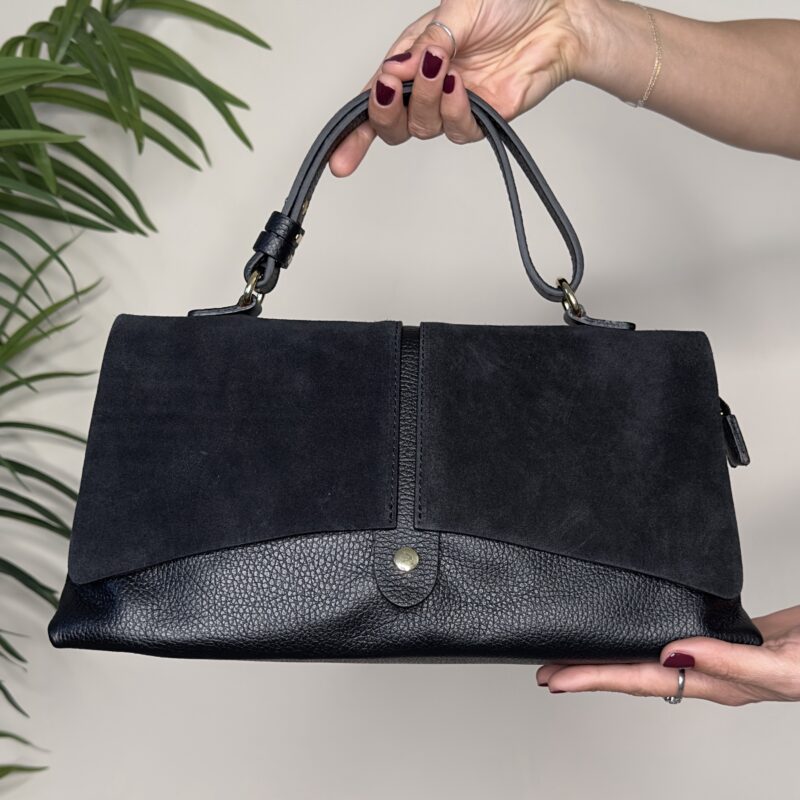 Borsa con patta nero
