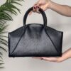 Borsa nera in pelle
