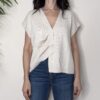 TENSIONE IN – Gilet bottoni panna