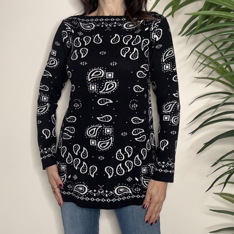 BLUE JOINT - Maglione stampa cashmere