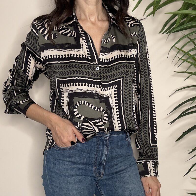 SUSY MIX - Camicia fantasia militare
